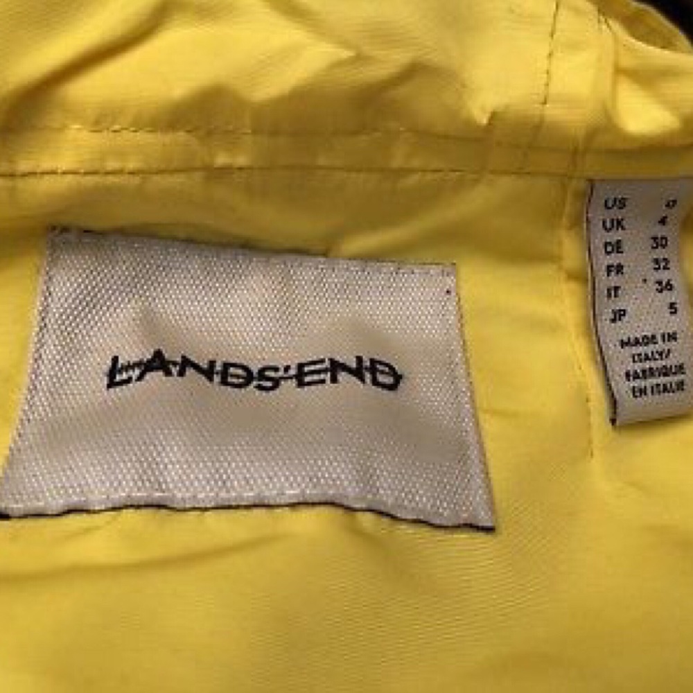 MUSTARD long swing hooded raincoat - Picture 8 of 8